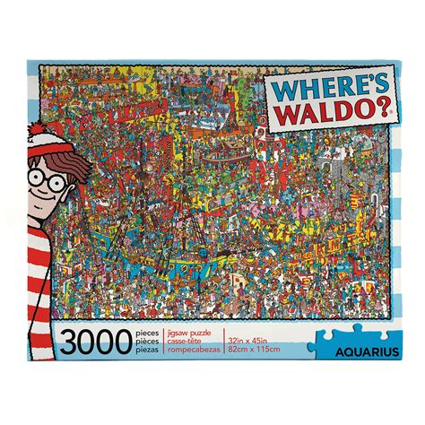 Amazon.com: Aquarius Where's Waldo (3000 Piece Jigsaw Puzzle.